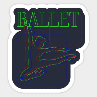 Male Ballet Dancer Sticker